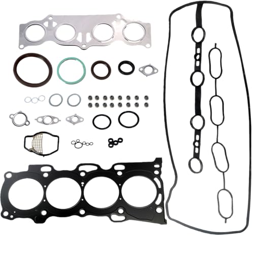 Riyhch Head Gasket Set, HS26232PT for Toyota Camry/Corolla/Corolla/Highlander/Matrix/RAV4/Solara 2002-2013; for Lexus HS250h 2010-2012; for Scion tC/xB 2005-2013#2.4L 16v#OE HSTO058 ES71183(36pcs)