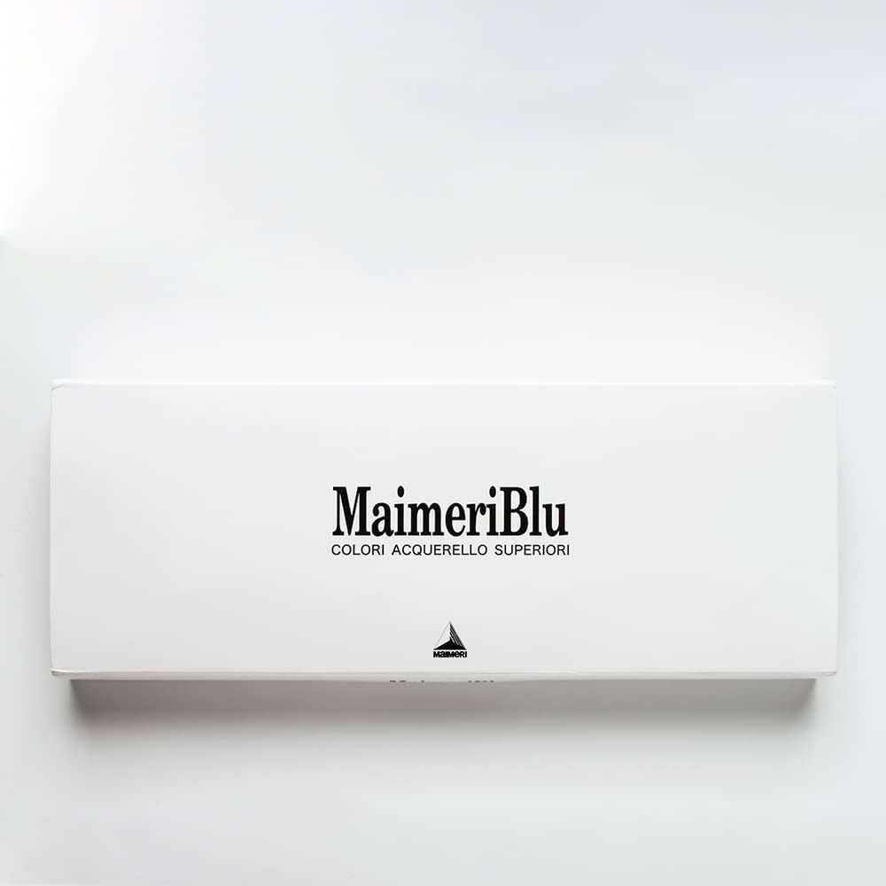 Amazon | マイメリブルー 透明水彩絵具 単一顔料 ハーフパン24色