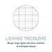 Clairefontaine Metric - Cuaderno con cuadrícula grande (sin espirales, 48 pág. con...