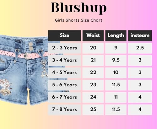Image of Blushup Girls Denim Shorts