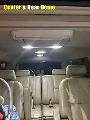 Kit Interior LED Blanco 14 Piezas para Chevrolet Tahoe Yukon miniatura 4
