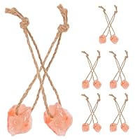 DOITOOL Bloques de Sal Mineral Natural para Ganado 12 Unidades 30-50 G C/U de Sal Rosa de Montaña para Caballos Vacas Ciervos y Cabras Bloque para Lamer con Textura Resistente