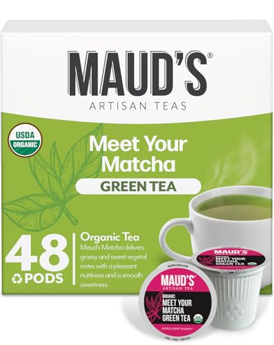 Image of Maud's Organic Matcha Green Tea Pods, 48ct