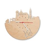 EINZIGARTIGES DESIGN – Für uns zählt nicht nur die reine Nützlichkeit. Das Design, die Verarbeitung und die Funktionalität ist uns zumindest ebenso wichtig! Die exklusive Wanduhr wurde aus Birken-Holz gefertigt und überzeugt mit seinem einmaligen Design nicht nur als Deko-Element für die eigenen vier Wände, es hebt sich auch von herkömmlichen Uhren ab und unterstreicht deine kreative Seite