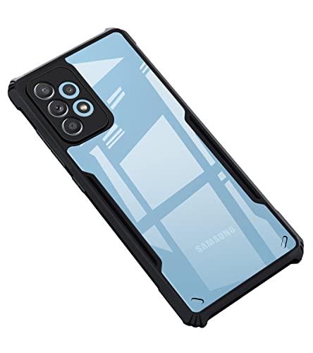 Image of Zapcase Back Case Cover for Samsung A52 5G / Samsung A52s 5G / Samsung A52 | Compatible for Samsung A52 5G / Samsung A52s 5G / Samsung A52 Back Case Cover | (TPU + PC | Matte Black)