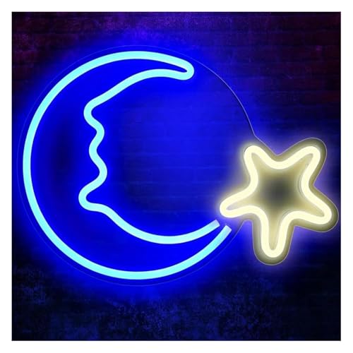 Lumières néon décoratives pour créer une ambiance sereine au salon ou dans la chambre d'enfant