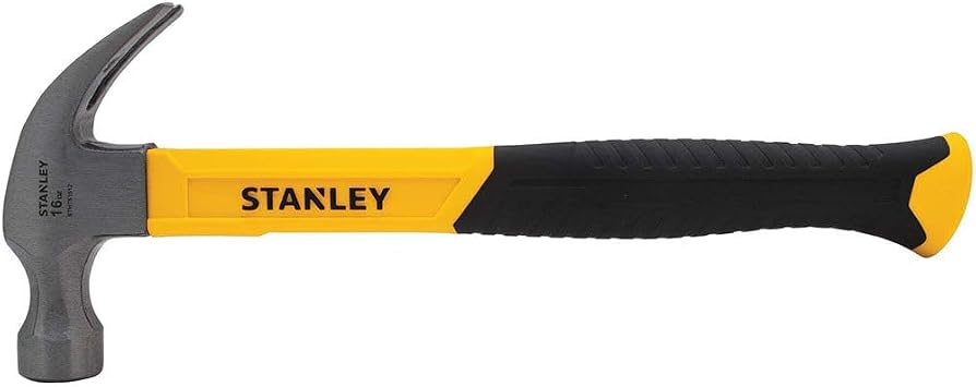 STANLEY Hammer, Curved, Fiberglass, 16-Oz STHT51512