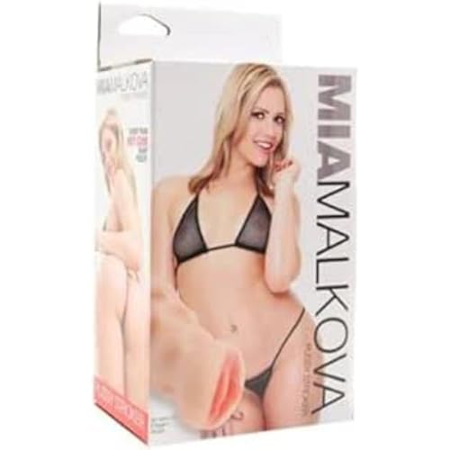 Mia Malkova Pussy Stroker-Pornstar Stroker Series-Masturbator Cup Realistic 3D Textured Tight Vagina-Pleasure Sex Toys Pocket Male Masturbation for Men-Stamina Training-Men