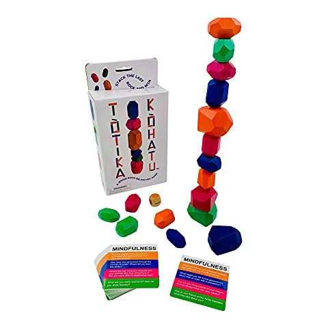 YEHUA! Totika Kohatu - A Wood Rock Stacking Game Promoting Mindfulness Cover