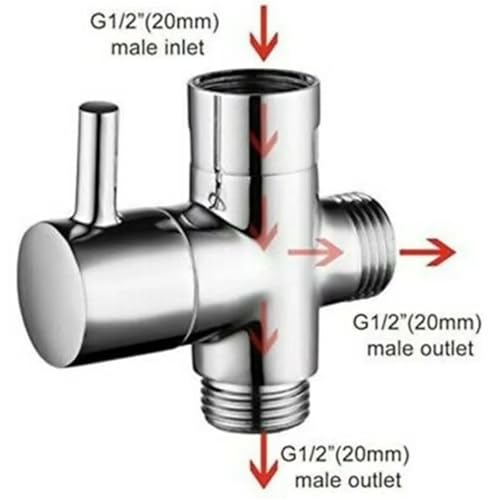 Connecteur de robinet en laiton G1/2 robuste pour séparateur d'eau - 4