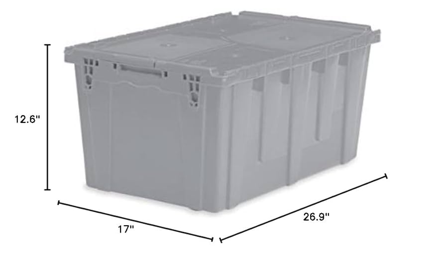 Amazon.com - CeilBlue Extra Large Storage Tote with Lid 26.9