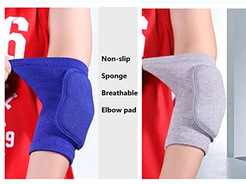 Minilujia 2Pcs/Pair Children Elbow Pad Cover Tight Non-Slip Sponge Sleeves Breathable Flexible Elastic Kid Elbow Brace Support Protector #TOP3