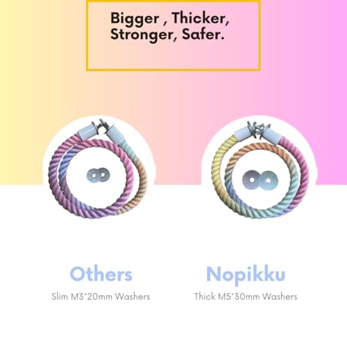 2 peças de corda de pássaro gradiente, suporte de poleiro, gaiola de pássaro, corda de escalada, ace