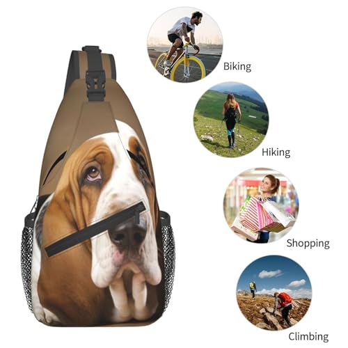 Mochila tipo Sling Negra para Día y Senderismo miniatura 5