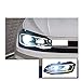 CUGYDPEG Car Lights Compatible For Polo 2019-2022 Auto Headlight Assembly Upgrade Bicofal Lens Dynamic Signal Lamp LHD RHD Tool Accessories(TSI Sliver One Set,Right Hand Drive)