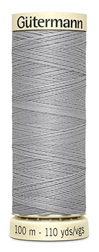 Hilo de coser Gütermann 100 m Gris neblina miniatura 1