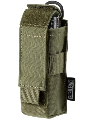 Image of OneTigris Flashlight Holster Flashlight Holder Molle Flashlight Holster Tactical Flashlight Pouch Holder for Belt 1000D Cordura Nylon