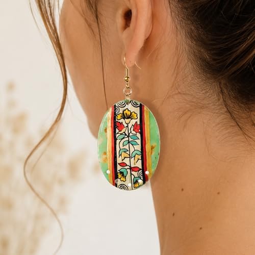 Image of Boho Ethnic Earrings Collection for Women - Colorful Tassel, Hoop, Stud, Drop, Chandelier & Huggie Styles Inspired by Festival Fashion