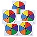 LEARNING ADVANTAGE Six-Color Spinners - Set of 5 - Game...