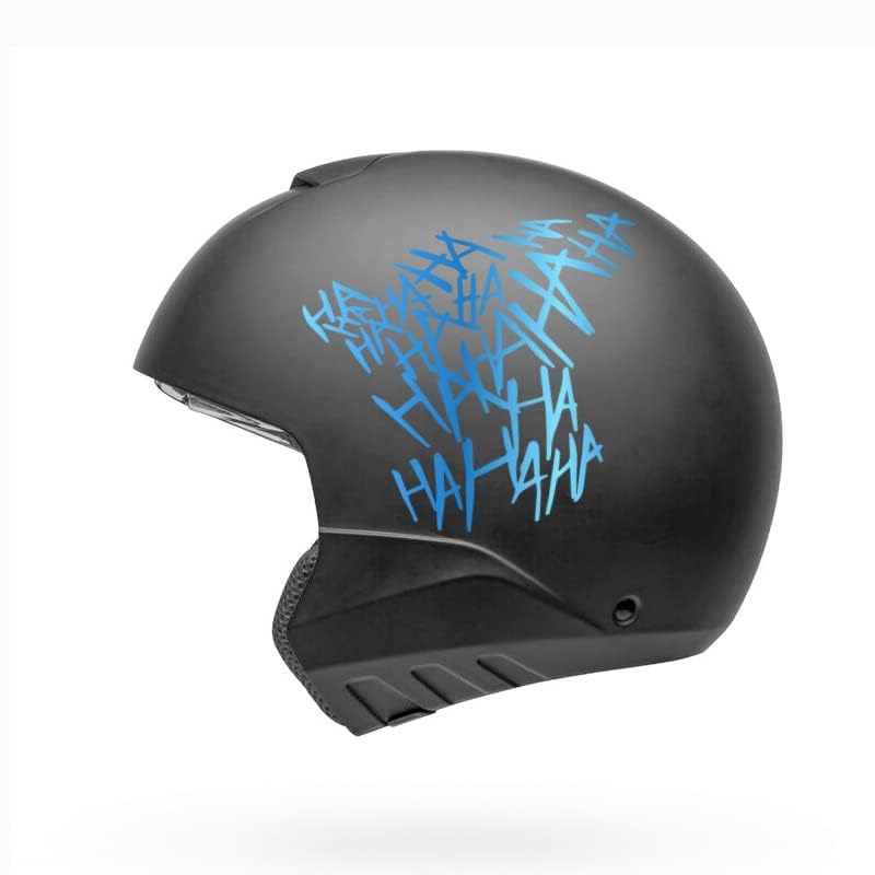 Image of Claw Marks Hahaha Car Stickers Decals Motorcycle Helmet Decal Vinyl and Waterproof (Chrome Blue)