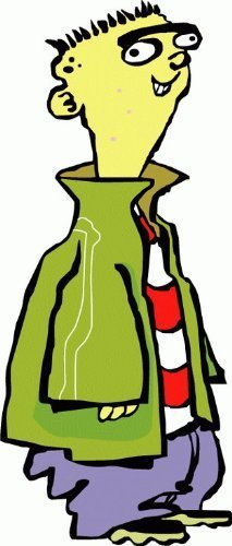 valstick Ed, EDD N Eddy Cartoon Bumper Sticker Decal 3