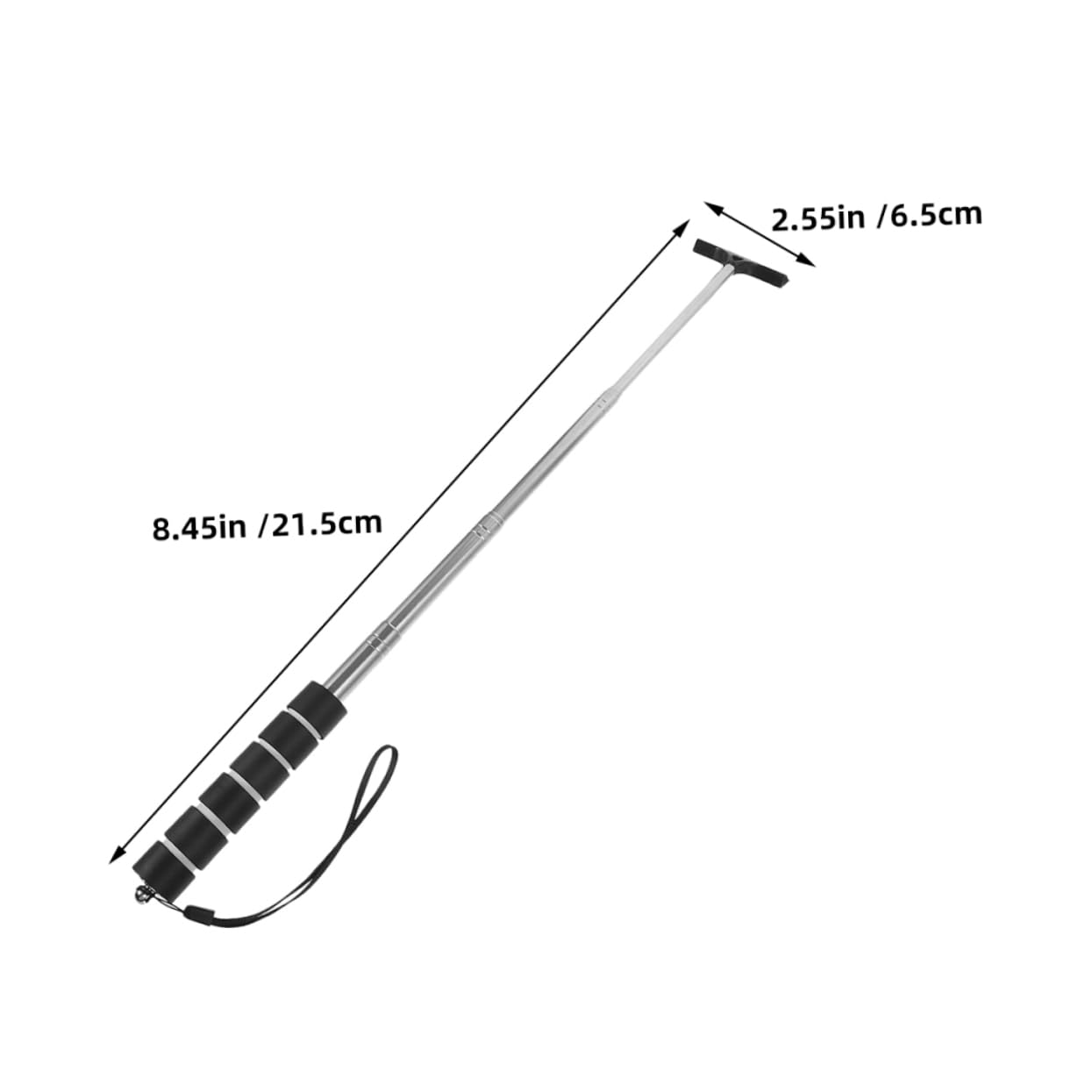 Anneome 3Pcs Retractable Car Rearview Mirror Squeegee Extendable Window Cleaner Tool for Rainy and Foggy Weather Durable Windshield Cleaning Accessory for Automotive Use