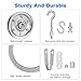 Garage Door Spring Conversion Kit - Garage Door Cable Pulley Including Garage Door Cable Kit, Garage Door Extension Spring Kit for Heavy Garage Door Repair - Garage Door Cable Replacement Kit