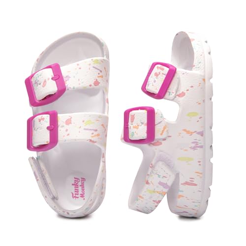 Image of FUNKYMONKEY Unisex-Child Slides Adjustable EVA Flat Sandals for Toddler