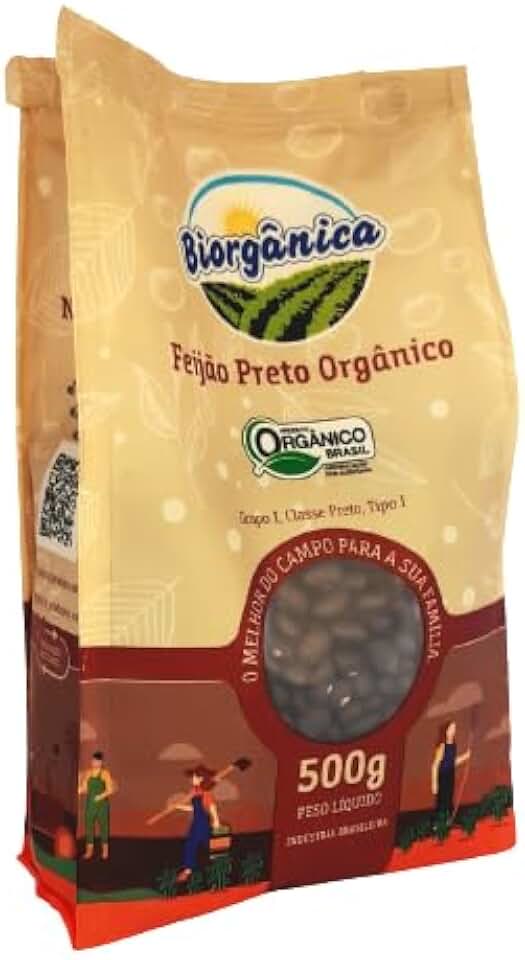 Feijão Preto Orgânico Biorgânica 500g