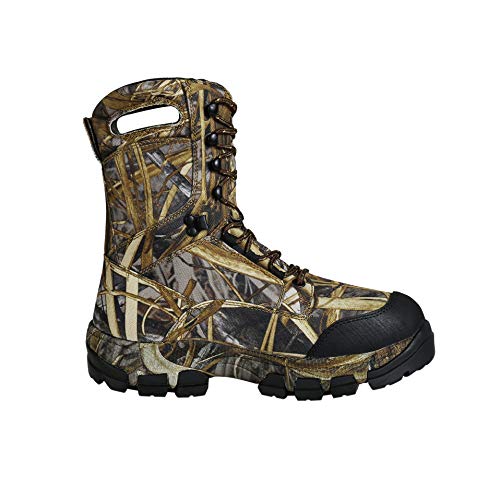 R Runfun Men's Lightweight Hunting Boots，Waterproof Insulated Anti Slip Winter Boots, Camo Lace Up Durable Outdoor Hunting Shoes For Farming Fishing Gardening Hiking #TOP2