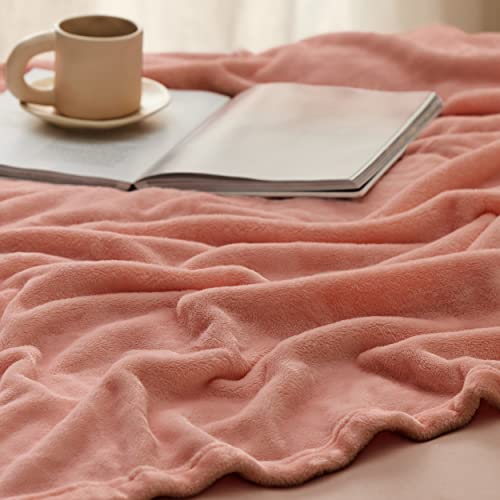 Bedsure Fleece Blanket Throw Blanket Coral - 300Gsm Throw Blankets For Couch, Sofa, Bed, Soft Lightweight Plush Cozy Blankets And Throws For Toddlers, Kids #TOP3