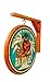 Happy Hour Parrot Pub Sign, 15 inch diameter wooden 2 sided sign, includes wooden hanging bracket, INDOOR USE ONLY