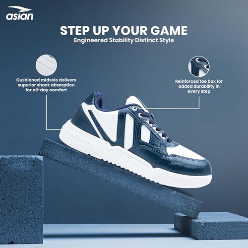Image of ASIAN Cruzer-02 Men's Sneakers | Stylish Walking Sneakers for Boys & Men | Strong Grip, Comfort Sneakers | Lightweight, Durable Casual Shoes, Travel & College