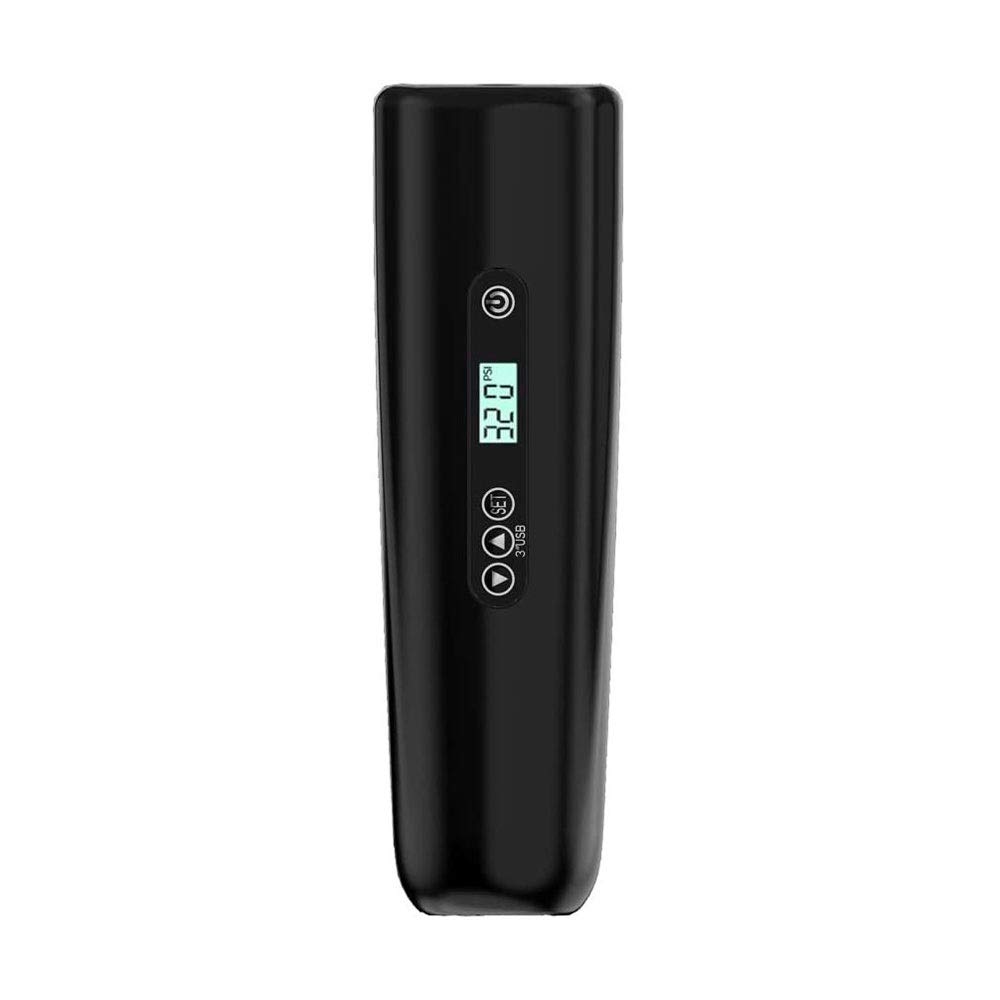 Inflador de neumáticos de compresor de aire, bomba de aire portátil para neumáticos de automóviles 150 psi bomba de neumático automático con medidor de presión digital, flujo de aire 12L / min,