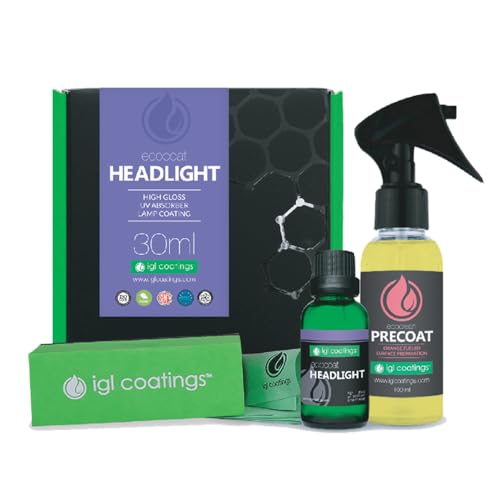 IGL Ecocoat Headlights, UV Absorber (30ml) – Ultimate Headlight Coating for Long-Lasting Clarity & Protection
