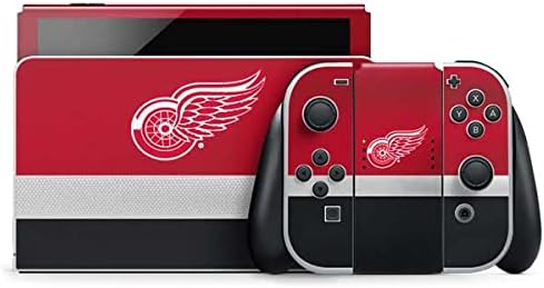Skinit Decal Gaming Skin Compatible with Nintendo Switch OLED (2021) - Officially Licensed NHL Detroit Red Wings Jersey Design