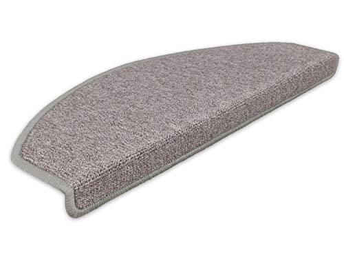 Kettelservice-Metzker Stufenmatten Treppen-Teppich Rambo 15er SparSet 17 Farben (Taupe)