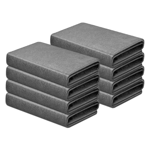 Vicloon Verdicktes magisches Reinigungstuch, 8 Stück 30x30cm Wiederverwendbare Mikrofaser Magisches Reinigungstuch Verdickt, Streifenfreies Wundertuch Für Geschirrtücher,Staub Lappen,Autos