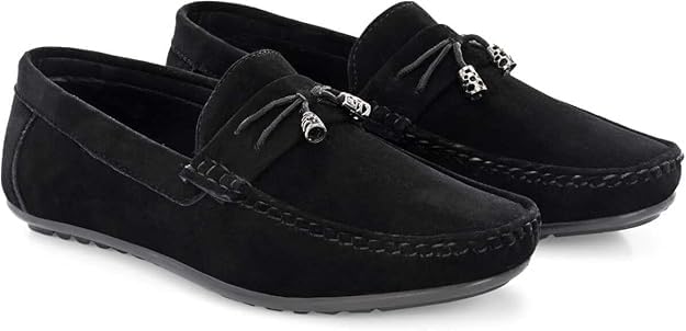 toler Black Loafer Shoes for Men | Casual Slip On Shoes with Soft Sole-picture-35