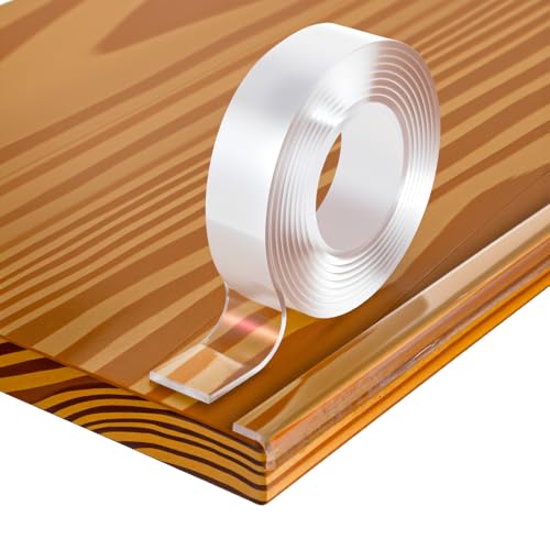 Sibba Striscia Protettiva Trasparente Per Angoli Paraspigoli Autoadesivi Per Bambini Paraspigoli Di Sicurezza Morbidi Pre-Nastrati Per Mobili E Mobili Da Cucina, 2 X 200 cm