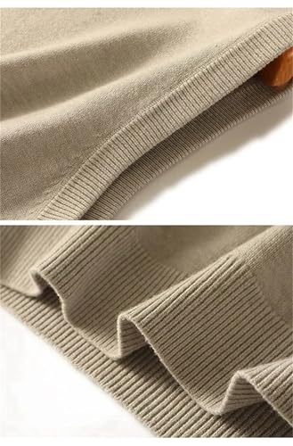 Jegsnoe Men Wool Sleeveless Sweater Spring Autumn Knitted V Neck Sweater Vest3