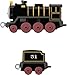 Mattel Thomas & Friends Toy Train, Large Push-Along Die-Cast Hiro Engine & Cargo Car from The Classic & All Engines Go Series, for Preschoolers