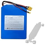 CWUU 43.2V 5AH Electric Skateboard Battery Replacement for WowGo 2S Pro/2S Max /3X /3E Electric Skateboard Rechargeable Battery Pack