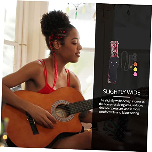 DIKACA 1 Ensemble De Sangle De Guitare Plectre De Guitare Bandoulière Réglable Sangle D’Épaule De Guitare Large Ceinture Sangle Serrures Réglable Ukulélé Guitare Ceinture Ukulélé Choix - Les Beatles, Paul McCartney, John Lennon, RIngo Starr, George Harrison DIKACA 1 Ensemble De Sangle De Guitare Plectre De Guitare Bandoulière Réglable Sangle D'Épaule De Guitare Large Ceinture Sangle Serrures Réglable Ukulélé Guitare Ceinture Ukulélé Choix – Image 4
