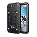 iPhone 6s Plus Case, Marrkey Military Grade IP68 Waterproof Dustproof Shockproof Full Body Sealed Underwater Case with Built-in Screen Protector Heavy Duty Metal Rugged Case for iPhone 6 Plus - Black