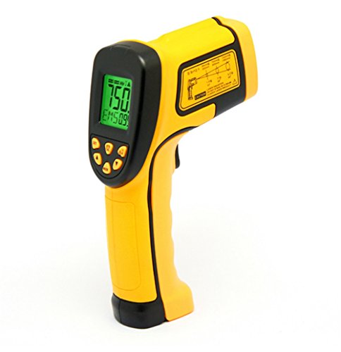 Handheld Infrared Thermometer -50~750C(-58~1292F) 12:1 LCD Backlit Non-contact Instant Read Digital Laser Pointer IR Temperature Gun
