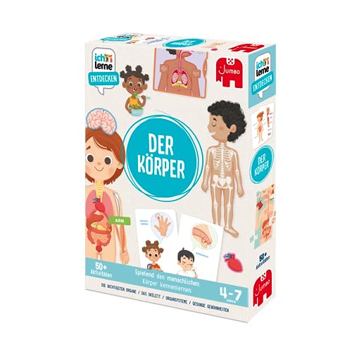 Jumbo - Ich lerne Entdecken - Der Körper - Lernspiel ab 4 Jahren für den Umgang mit dem Menschlichen Körper