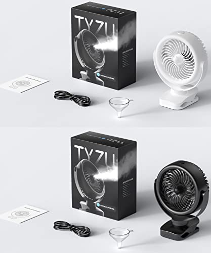Tyzu G28 7 Inch Portable Fan, Misting Fan thumb #7
