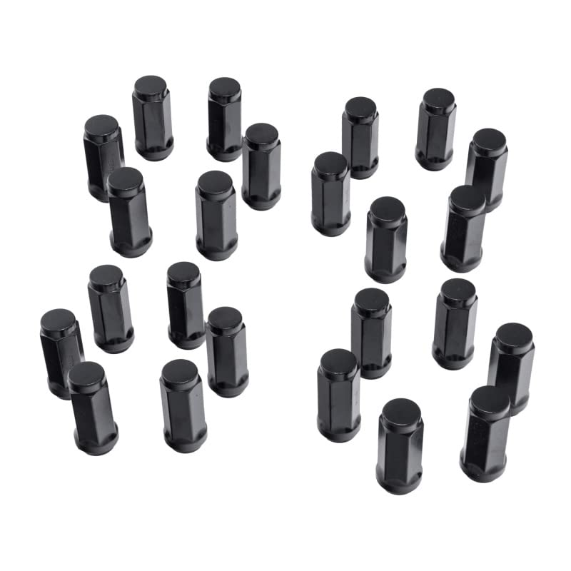 Image of Rugged Ridge | Wheel Lug Nut, Set of 24, Black, M14-1.5 | 16715.32