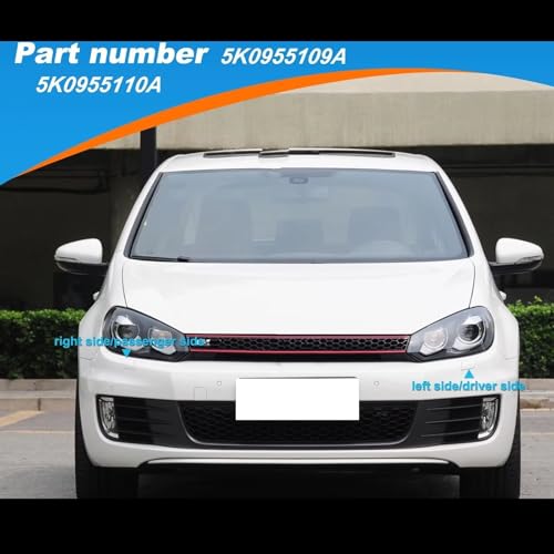 Caches lave-phare Golf 6 GTI pièce de rechange pare-chocs avant MK6 - 2